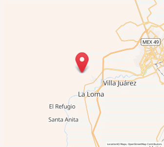 Map of Salamanca, Durango