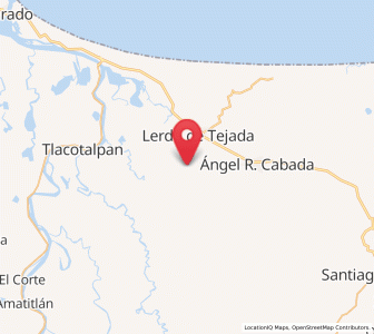 Map of Saltabarranca, Veracruz