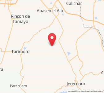 Map of Salto de Peña, Guanajuato