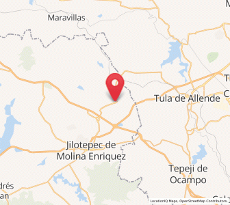 Map of San Agustín Buenavista, México