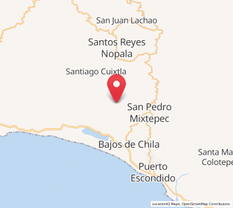 Map of San Andrés Copala, Oaxaca