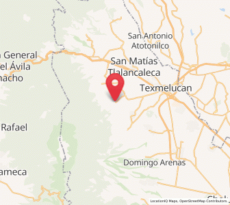 Map of San Andrés Hueyacatitla, Puebla