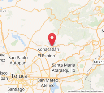 Map of San Antonio, México