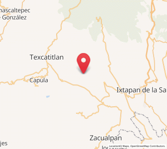 Map of San Antonio Pachuquilla, México