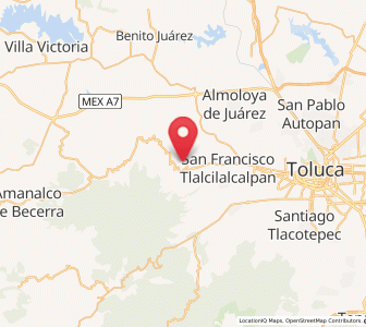 Map of San Bartolo el Viejo, México
