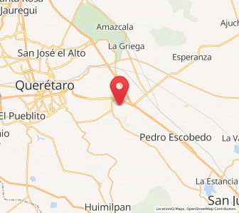Map of San Cristobal (El Colorado), Querétaro