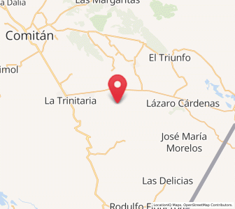 Map of San Diego, Chiapas