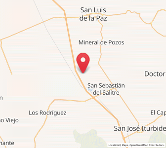 Map of San Ernesto, Guanajuato
