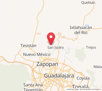 Map of San Esteban (San Miguel Tateposco), Jalisco