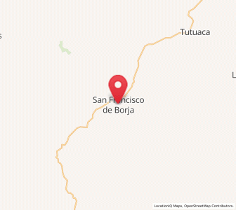 Map of San Francisco de Borja, Chihuahua