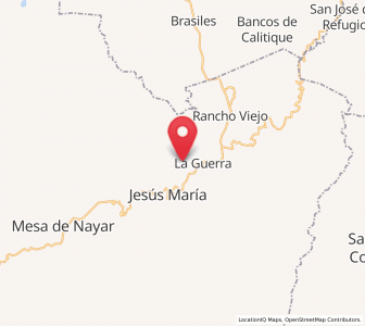 Map of San Francisco, Nayarit