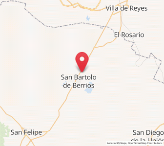 Map of San Francisco, Guanajuato