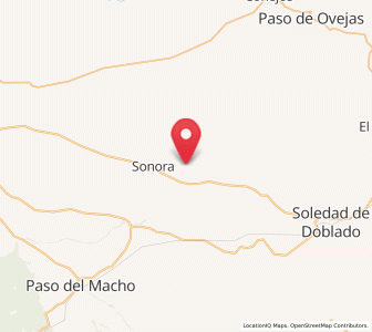 Map of San Francisco Nacaxtle, Veracruz