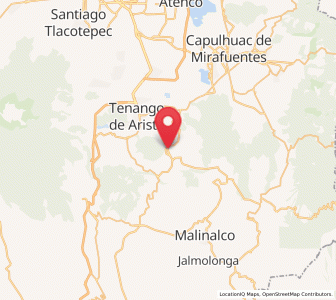 Map of San Francisco Tepexoxica, México