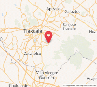 Map of San Francisco Tetlanohcan, Tlaxcala