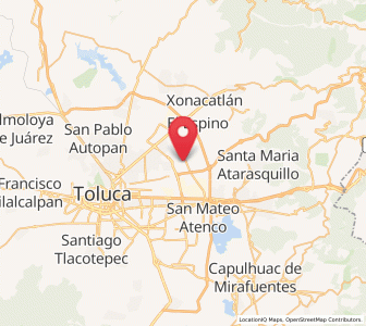 Map of San Francisco Totoltepec, México
