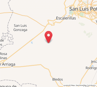Map of San Francisco, San Luis Potosí