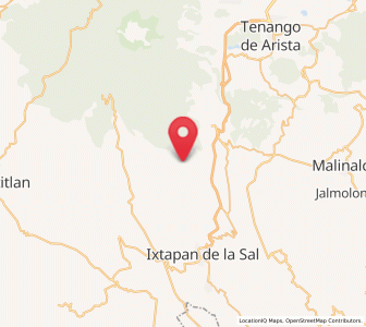Map of San Gaspar, México