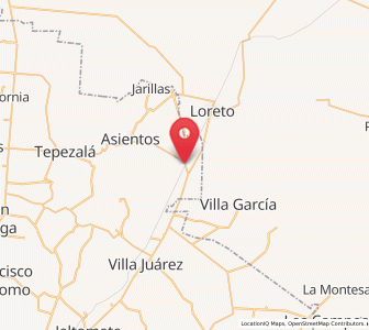 Map of San Gil, Aguascalientes