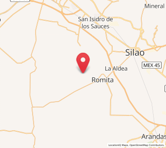 Map of San Gonzalo, Guanajuato