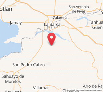 Map of San Gregorio, Michoacán