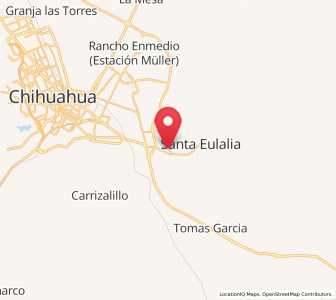 Map of San Guillermo, Chihuahua