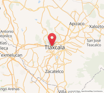 Map of San Hipólito Chimalpa, Tlaxcala
