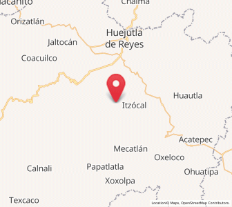 Map of San Isidro, Hidalgo