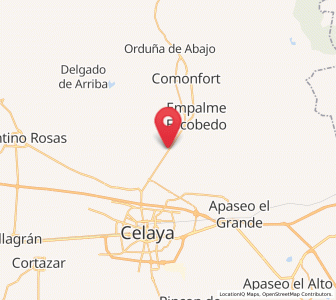 Map of San Isidro de la Concepción, Guanajuato