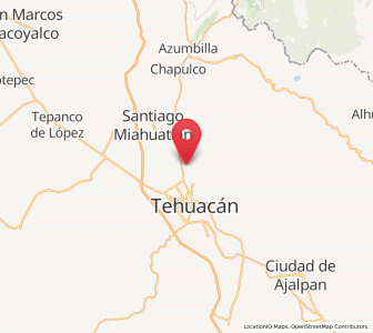 Map of San Isidro Vista Hermosa, Puebla
