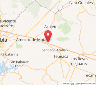 Map of San Jerónimo Ocotitla, Puebla