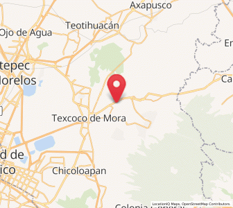 Map of San Joaquín Coapango, México