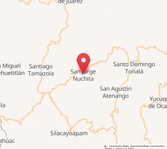 Map of San Jorge Nuchita, Oaxaca