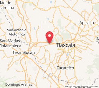 Map of San Jorge Tezoquipan, Tlaxcala