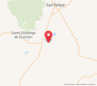 Map of San José de los Barcos, Guanajuato