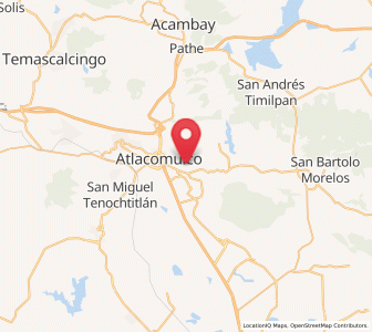 Map of San José del Tunal, México