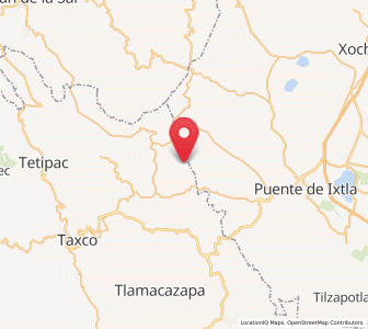 Map of San José el Potrero, Guerrero
