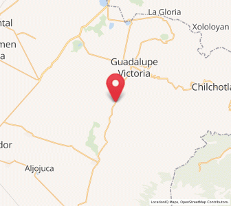Map of San José la Capilla, Puebla