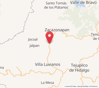 Map of San Juan Acatitlán, México