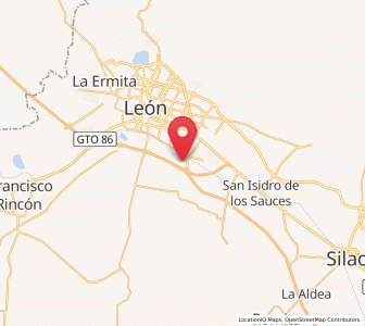 Map of San Juan de Abajo, Guanajuato