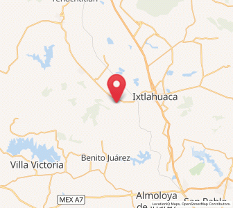 Map of San Juan de las Manzanas, México