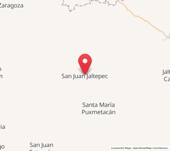 Map of San Juan Jaltepec, Oaxaca