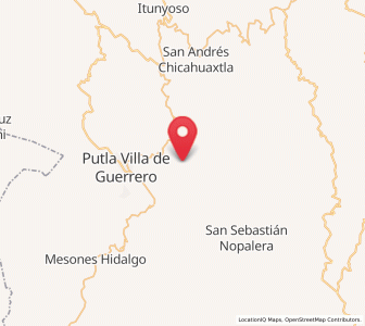 Map of San Juan Teponaxtla, Oaxaca