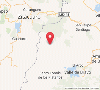Map of San Juan Xoconusco, México