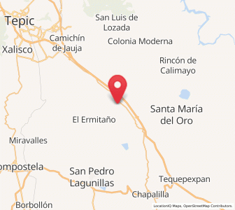 Map of San Leonel, Nayarit