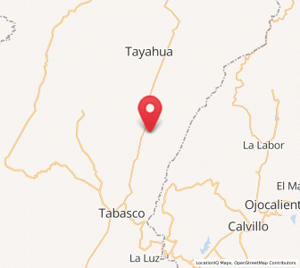 Map of San Luis de Custique, Zacatecas