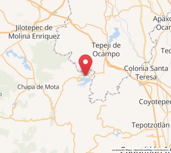 Map of San Luis Taxhimay, México