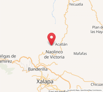 Map of San Marcos Atesquilapan, Veracruz