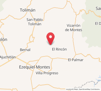 Map of San Martín Florida, Querétaro