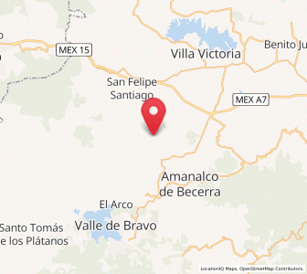 Map of San Martín Obispo (San Martín San Pedro), México